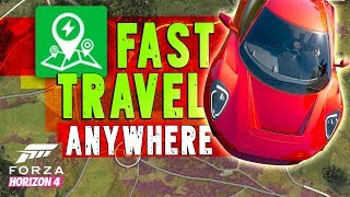 Forza Horizon 4 | FAST TRAVEL Anywhere (How to Unlock Fast Travel Permanently)