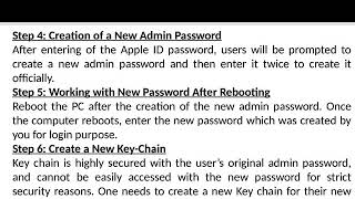 How To Reset Your Lost Admin Password on Mac OS X