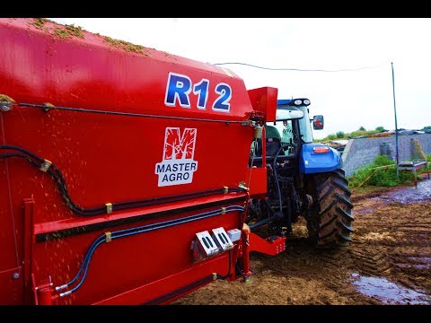 Szybko i profesjonalnie przygotowany TMR - 4 tony w 20 minut!  Poziomy INTERMIX R12