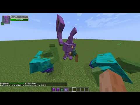 Minecraft Mob Battle -  Starconium Golem vs. Mutant Beasts, Exterminator Prototype and Shelob