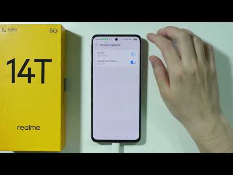 Realme 14T: How to Turn ON/OFF Glide Typing (Swipe Typing)