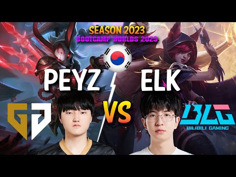 GEN Peyz vs BLG Elk - Peyz KALISTA vs Elk XAYAH ADC - Patch 13.20 KR Ranked