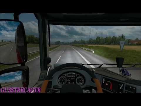 ETS2 de kristiansand para aalborg 99km con camion DAF de 510hp