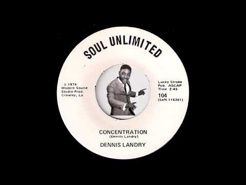 Dennis Landry - Concentration [Soul Unlimited] 1974 Disco Funk 45 Video