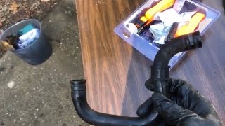 97-01 CRV Power steering suction hose replace