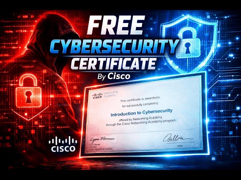 Start Cyber Security in 2026 | Free Cisco Netacad Course with Certificate #cybersecurity