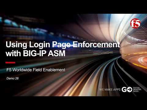 This video is no longer current: Using Login Page Enforcement
