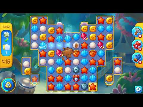 [FISHDOM Walkthrough] Level 6362 (Qua màn - Fishdom)