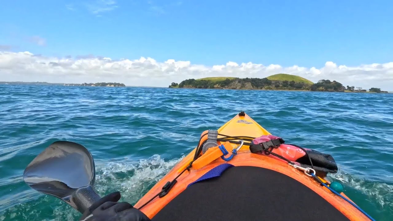Sea kayak trip to Motuihe island