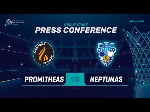 Promitheas Patras v Neptunas Klaipeda - Press Conference - Basketball Champions League 2018-19