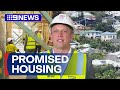 Hundreds of homes promised in Queensland amid housing crisis | 9 News Australia