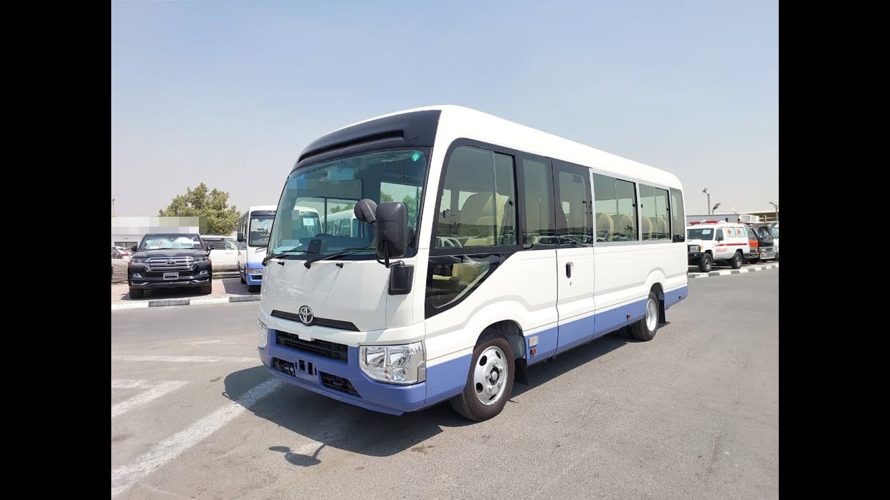 Toyota Coaster 2025 TOYOTA COASTER BUS BRAND NEW RHD 2.8 L DIESEL AUTOMATIC (PM02325) video