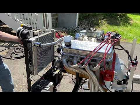 Jon’s 496 Big Block Chevy on the run stand with Edelbrock Rollin Thunder Cam