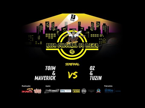 🔥🎤 Batalha de MC’s Duplas | TOIM & MAVERICK x OZ & TUZIN | Semifinal | Roda Cultural do Méier 🔥