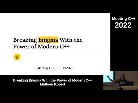 Breaking Enigma with the Power of Modern C++ - Mathieu Ropert - Meeting C++ 2022