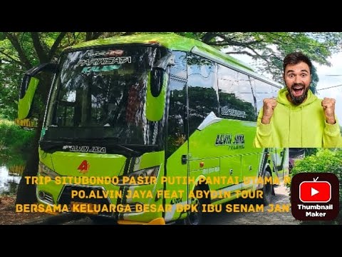 DOKUMENTASI TRIP SITUBONDO PANTAI PASIR PUTIH DAN PANTAI UTAMA RAYA..TAMU KELUARGA BESAR SENAM