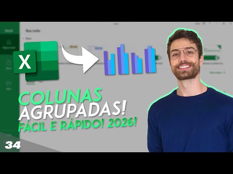 HOW TO USE GROUPED COLUMN CHARTS IN EXCEL! EASY AND FAST! 2025! | Lesson 34