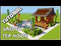 How To Build A Garden Tea House | Minecraft Tutorial