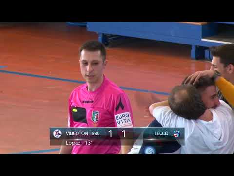 Videoton 1990 - Lecco: 3-5 | highlights | Calcio a 5 serie B stagione 2017-18