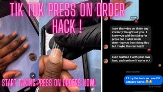 TIKTOK NAIL HACK! How To Make Client