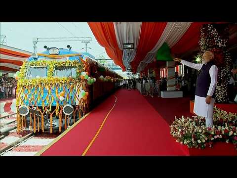 Video Thumbnail: India launches first hydrogen-powered passenger train to cut emissions