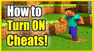 How to TURN ON CHEATS in Minecraft without Cheating (Easy Method!)