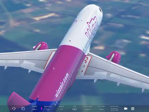 WIZZ air A320 Cross Europe tour
