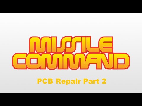1980 Atari Missile Command Arcade PCB Repair Part 2    01-10-21