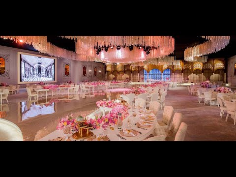 Glamour: MAKING OF | Wedding Setup Process in Qatar with Special Customised Decor & Art Installation