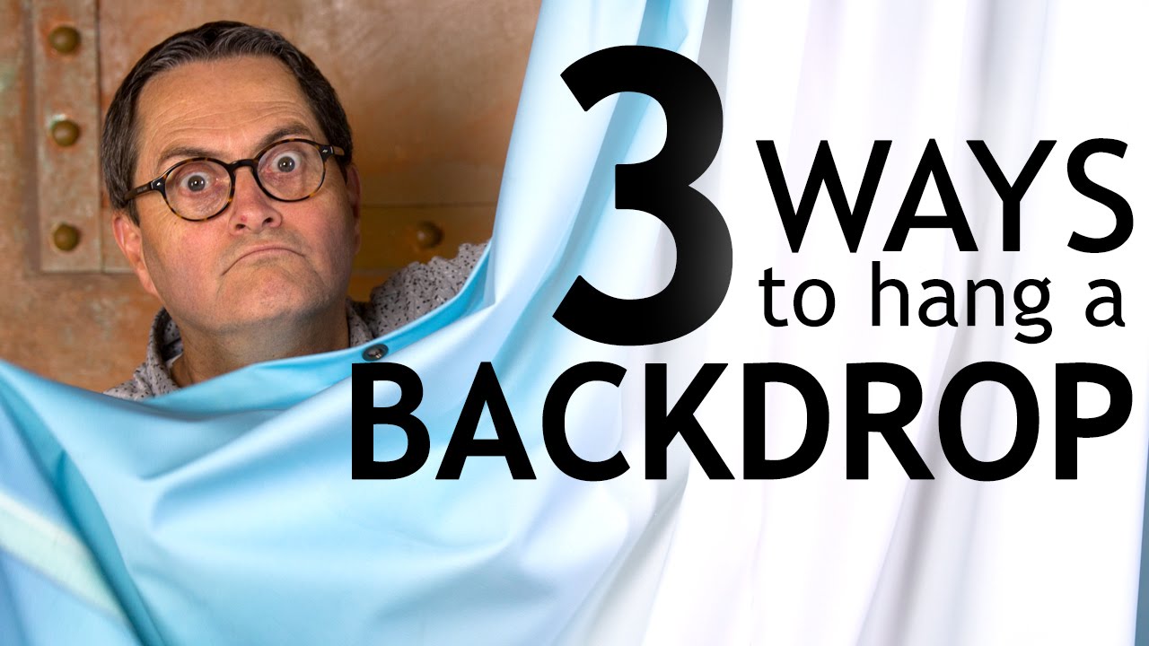 TSL 3 Ways to Hang a Backdrop DIY Tutorial