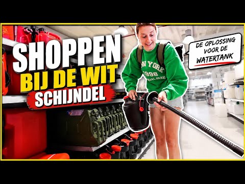 #595 SHOPPEN BIJ DE WIT SCHIJNDEL! Camping Het Goeie Leven (Eerde)