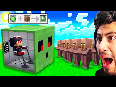 اكتشفنا جهاز غريب يتحكم بالسلايم في قرية ماين كرافت !!؟