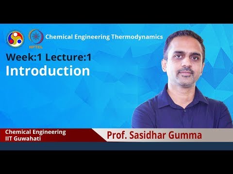 Chemical Engineering Thermodynamics Intro Video