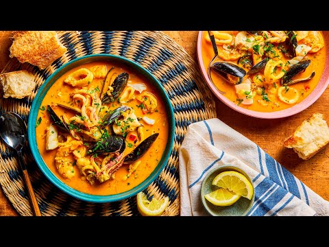 Zarzuela de Mariscos 😍 Ein spektakulärer spanischer Meeresfrüchteeintopf