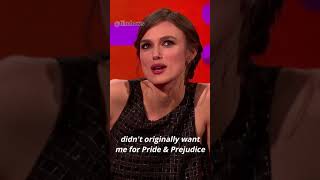 &quot;Oh no you&#39;re fine.&quot; 😂 | The Graham Norton Show | #keiraknightly #prideandprejudice #joewright