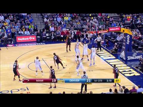 Hassan Whiteside 25 PTS, 16 REB, 1 AST Nuggets vs Heat 11/30/2016