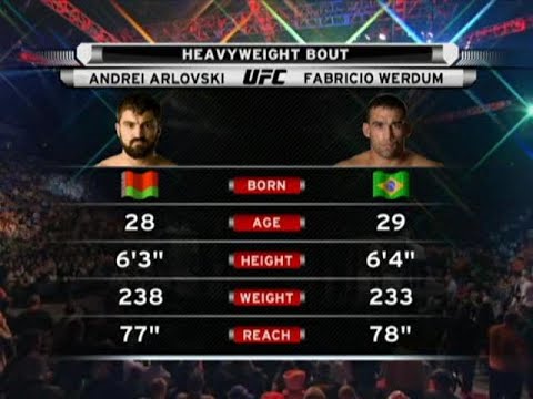 Andrei Arlovski vs Fabricio Werdum full fight