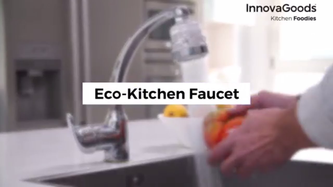 InnovaGoods ekologiškas virtuvės čiaupas, su vandens valymo filtru, Kitchen Foodies (A kategorijos prekė)