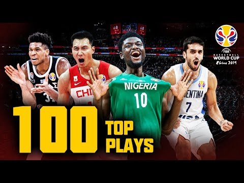 The Top 100 Plays (ft. Antetokounmpo, Walker & more!) of the FIBA Basketball World Cup 2019!