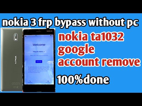nokia 3 frp bypass without pc/ta 1032 frp Google Lock (2024)