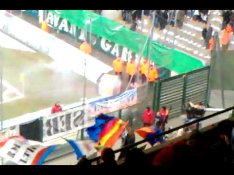 Asse 1-0 Montpellier entrée des 2 equipes