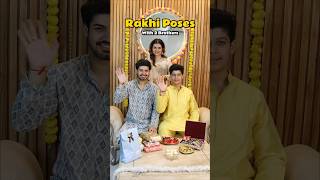 Rakhi poses with 2 brothers | Shanika Khurmi |Rakhi Photoshoot| #ashortaday #ytshorts #shorts #poses