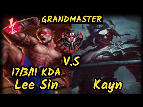 GOG Pride (LEE SIN) vs KAYN - 17/3/11 KDA JUNGLE GAMEPLAY - EUW Ranked GRANDMASTER
