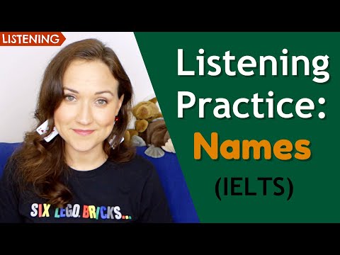 English Listening Practice (IELTS + Call Center) | Spelling Names