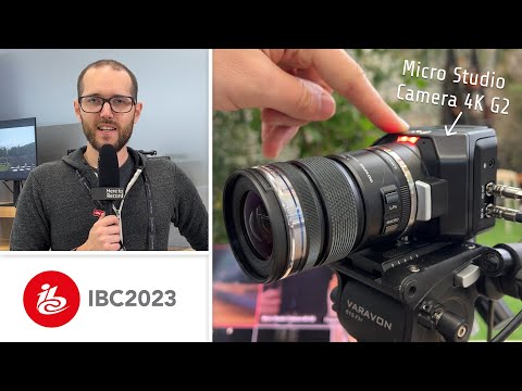 Blackmagic Micro Studio Camera 4K G2 • IBC2023