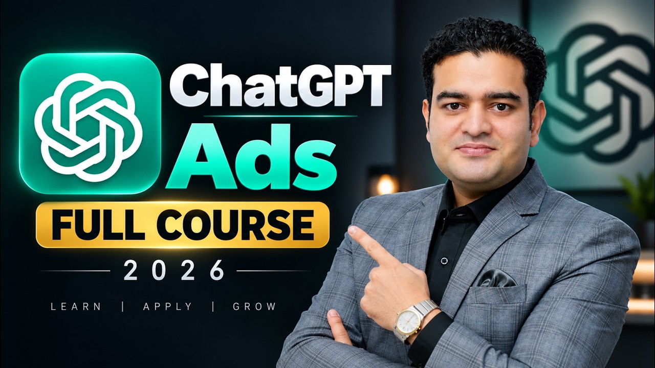 ChatGPT Ads Full Course For Beginners in Hindi 2026 | #chatgptads2026