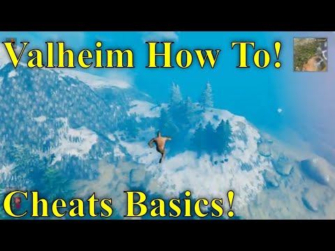 Valheim How to Use Cheats! Basics! Console Commands!