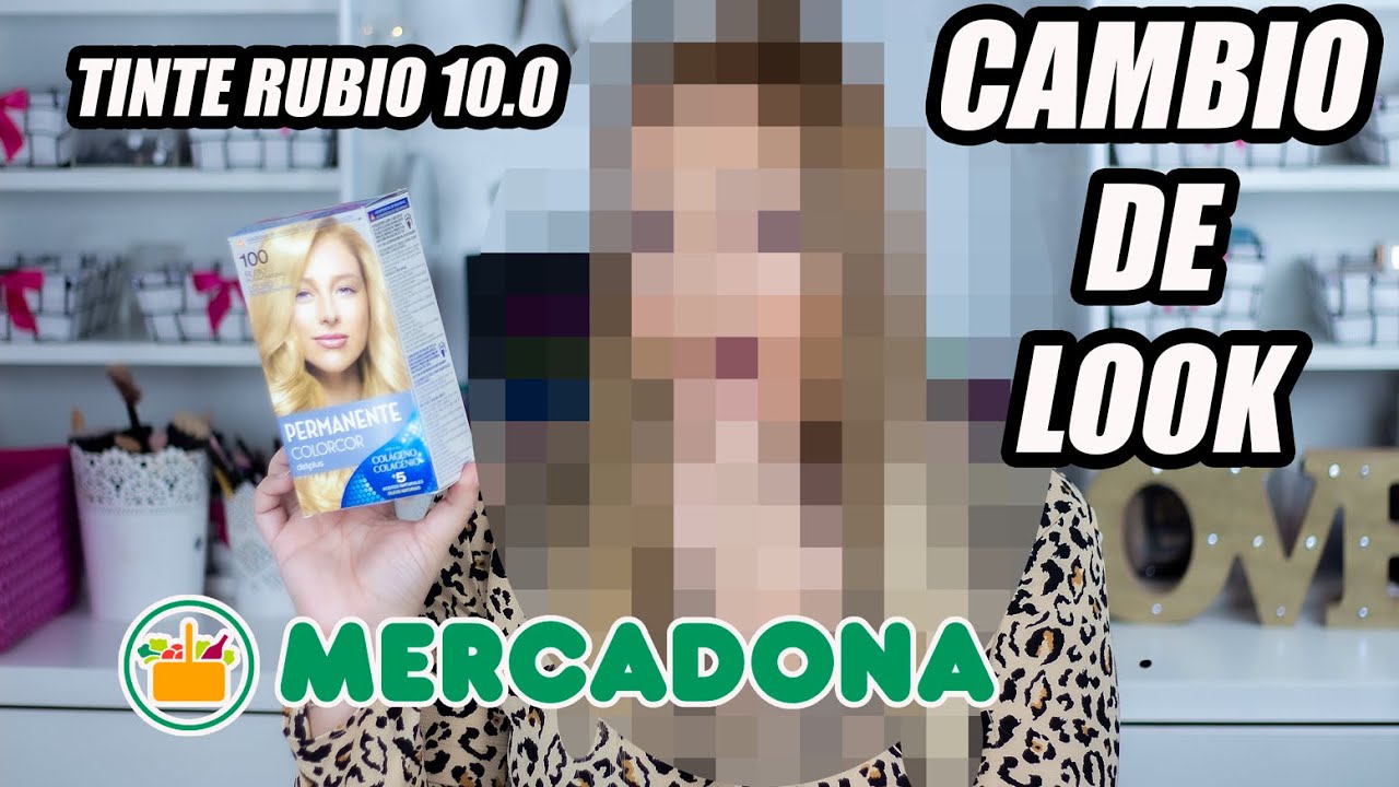CAMBIO DE LOOK!! TINTE RUBIO DE DELIPLUS MERCADONA, ¿COMO QUEDA