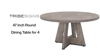 XK00379/XK00468/XK00546 - Installation Guide -  47  Round Dining Table#diningtable #dining