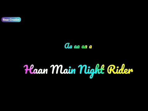 Emiway Bantai - Night Rider WhatsApp Status | EMIWAY X THEMXXNLIGHT - NIGHT RIDER